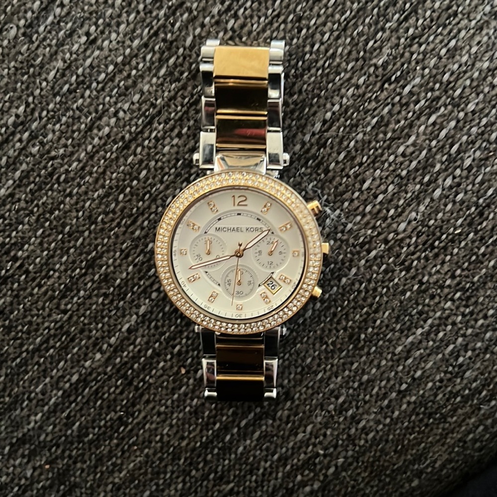 Almost new, need batteries Women's Chronograph Ritz Two-Tone Stainless Steel